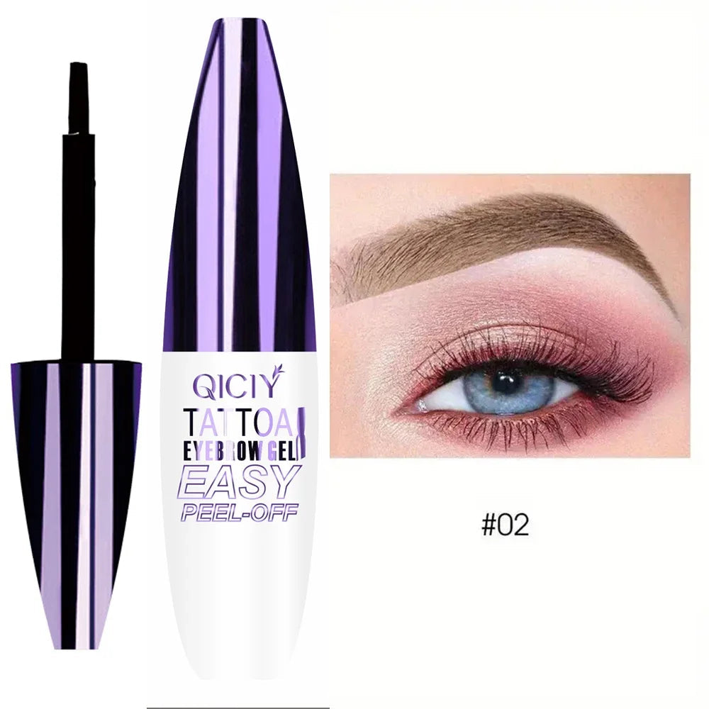 Peel-Off Eyebrow Gel Cream—Waterproof, Sweat-Resistant & Smudge-Proof Tint AE