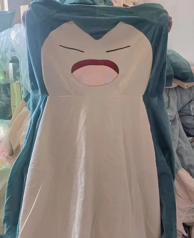 Giant Pokemon Snorlax Plush Shell – Customisable Bean Bag & Storage Pillow AE