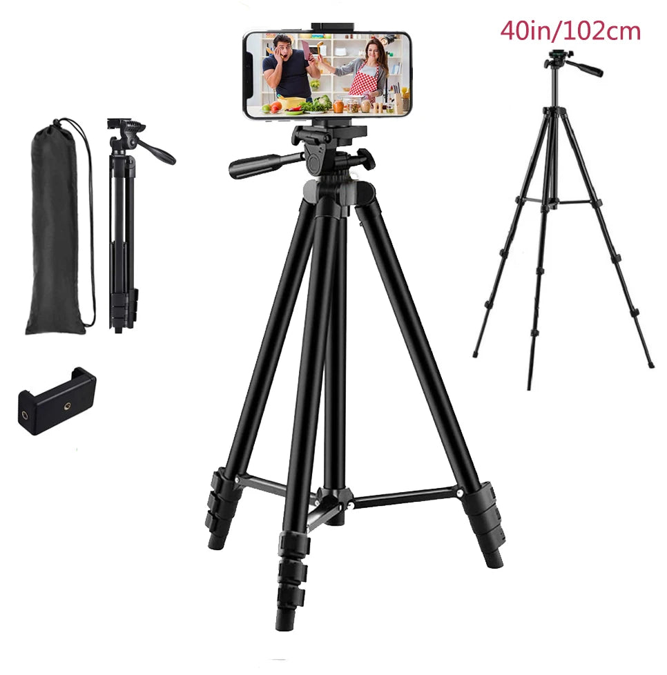 Universal Phone & Camera Stand Tripod—Lightweight and Portable for Photography AE