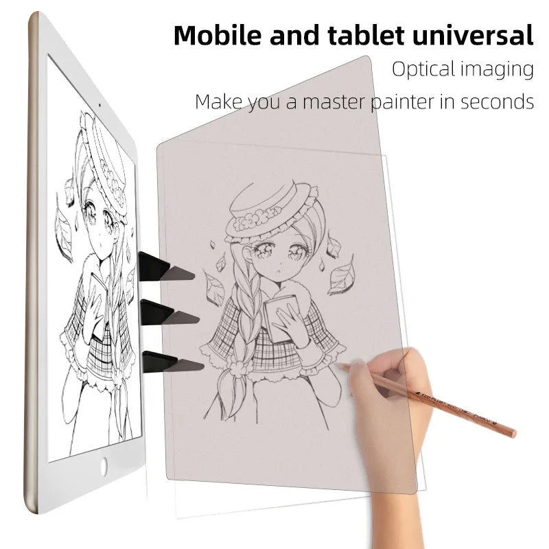 Optical Drawing Board—Smart Sketching Assistant for Mobile & Tablet Artists AE