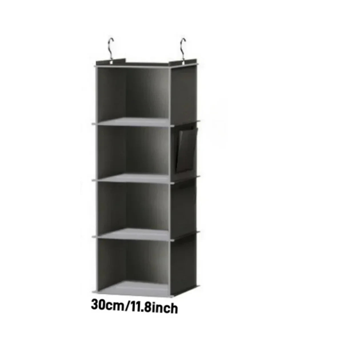 Sag-Free Hanging Wardrobe Storage Unit | Foldable 4-6 Spacious Tiers - Wahtrends