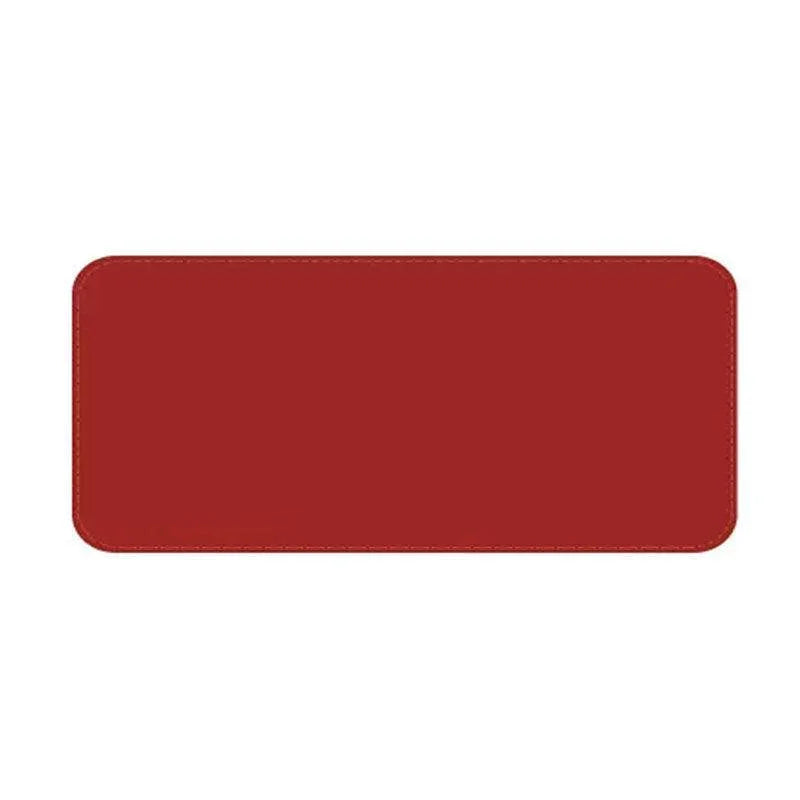 Large Leather Mouse Pad 80x40cm Desk Mat Gaming Extended Waterproof Anti Slip - Light Blue - Wahtrends