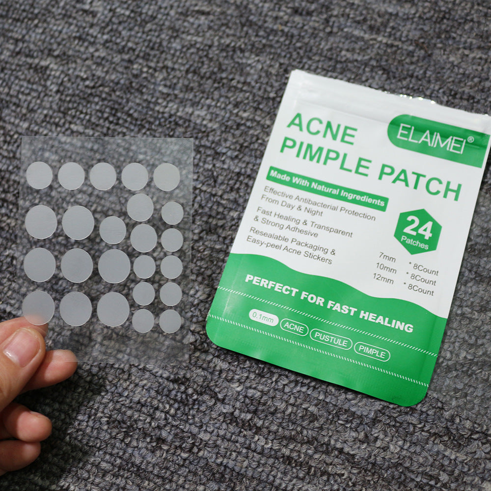 Colloidal Invisible Acne Patch – Hydrocolloid Pimple Patch for Fast Blemish Healing | Ultra-Thin, Day & Night Wear, 3 Sizes