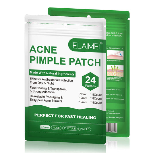 Colloidal Invisible Acne Patch – Hydrocolloid Pimple Patch for Fast Blemish Healing | Ultra-Thin, Day & Night Wear, 3 Sizes