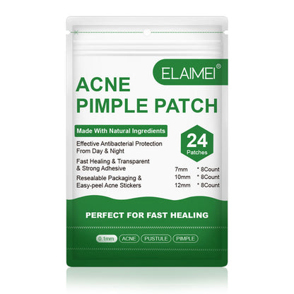 Colloidal Invisible Acne Patch – Hydrocolloid Pimple Patch for Fast Blemish Healing | Ultra-Thin, Day & Night Wear, 3 Sizes