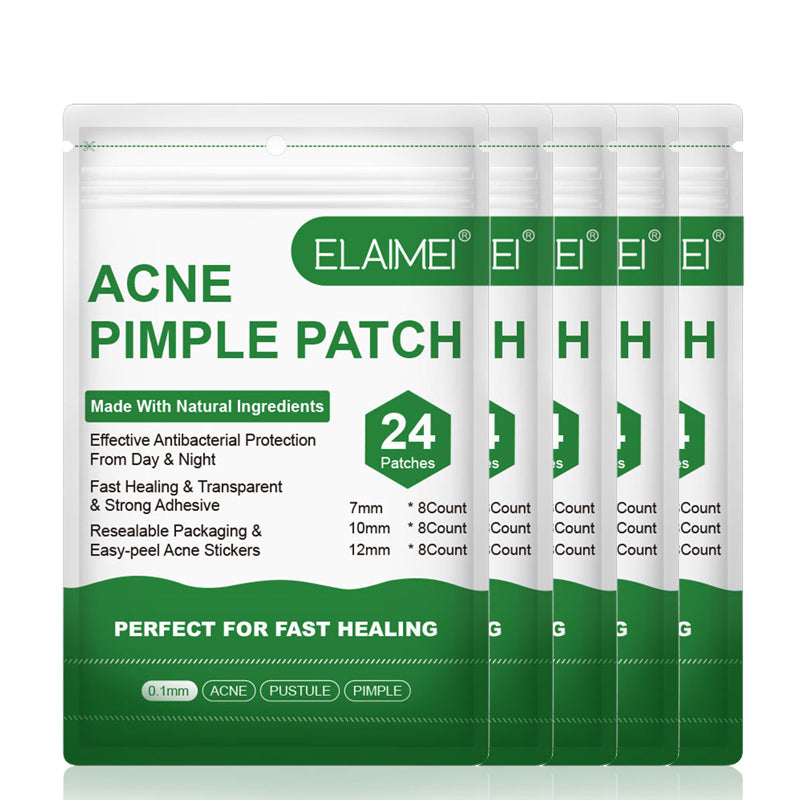 Colloidal Invisible Acne Patch – Hydrocolloid Pimple Patch for Fast Blemish Healing | Ultra-Thin, Day & Night Wear, 3 Sizes