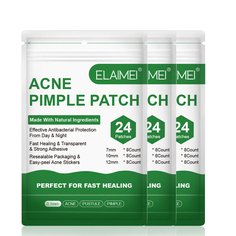 Colloidal Invisible Acne Patch – Hydrocolloid Pimple Patch for Fast Blemish Healing | Ultra-Thin, Day & Night Wear, 3 Sizes