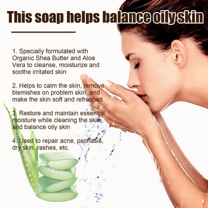 Shea Butter Black Soap Facial Cleanser