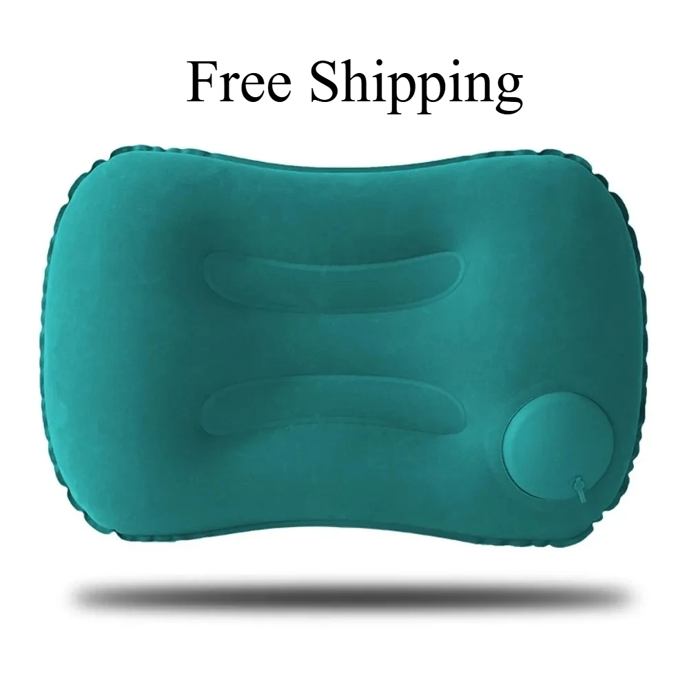 CloudRest Portable Inflatable Camping Pillow – Ultra-Soft Neck & Lumbar Support AE