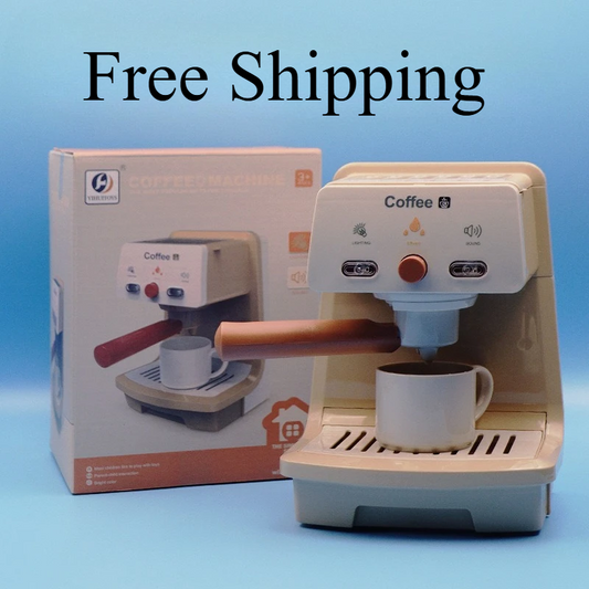 Kids Espresso Maker – Realistic Toy Coffee Machine & Kitchen Role Play Set AE