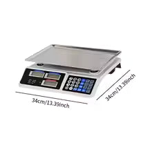 Commercial Digital Weighing Scale LCD Display 10kg Food Kitchen Weight Machine - Wahtrends
