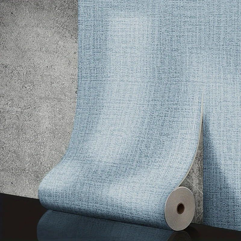 Linen 3D Foam Self-adhesive PVC Solid Color Thickened Waterproof Background Wall - Wahtrends