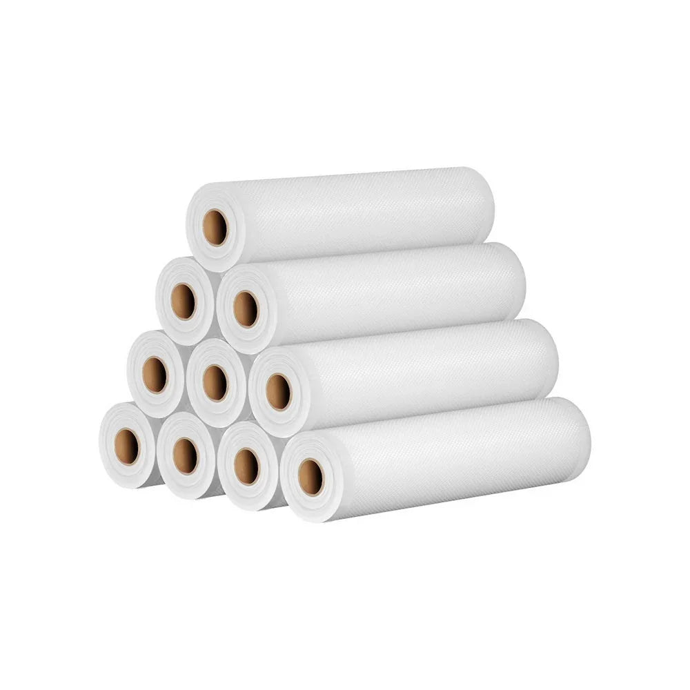 10 Rolls Food Vacuum Sealer Bags Storage Saver Heat Sealing Bag Pack 28CMX6M - Wahtrends