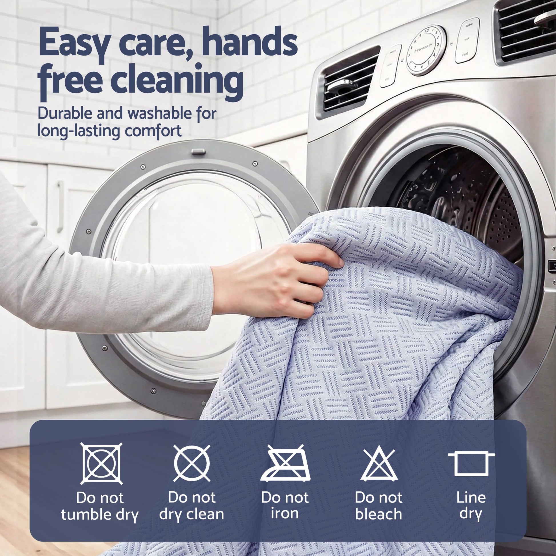 Giselle Cooling Mattress Protector Waterproof Deep Pocket Fitted Cover Single Wahtrends