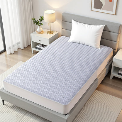 Giselle Cooling Mattress Protector Waterproof Deep Pocket Fitted Cover Single Wahtrends