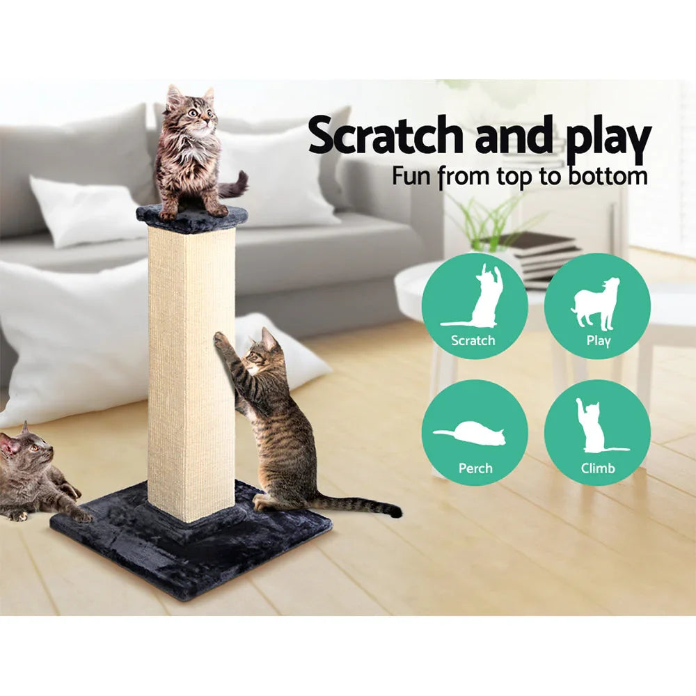 i.Pet Cat Tree 92cm Scratching Post Tower Scratcher Wood Condo Bed House Trees - Wahtrends