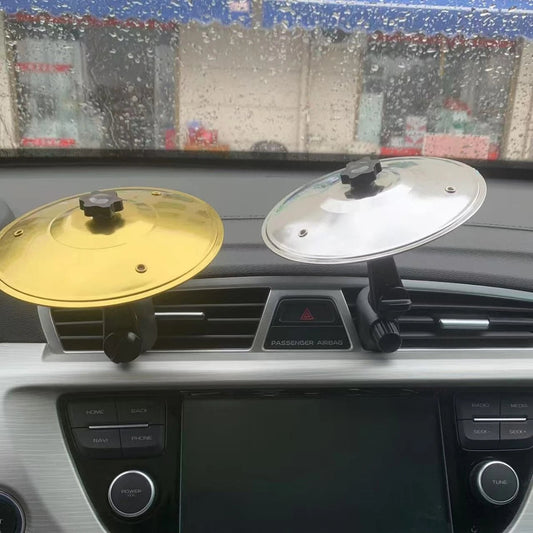 Universal Mini Drums Car Crash Cymbals – Alloy Air Vent Rhythm Decor for Cars AE