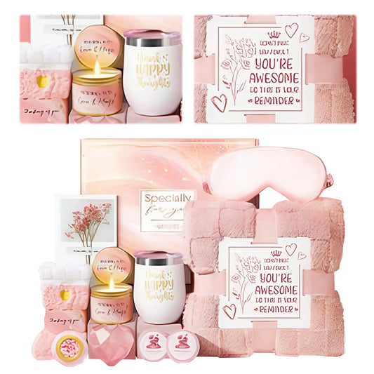 Ultimate 10-Piece Spa Gift Basket – Luxurious Self-Care Pamper Hamper for Her AE