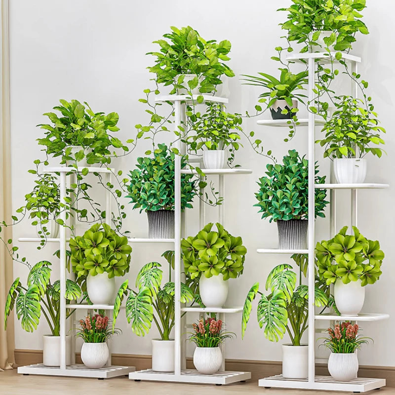 Elegant Multi-Tier Flower Stands for Indoor & Outdoor Plant Display AE