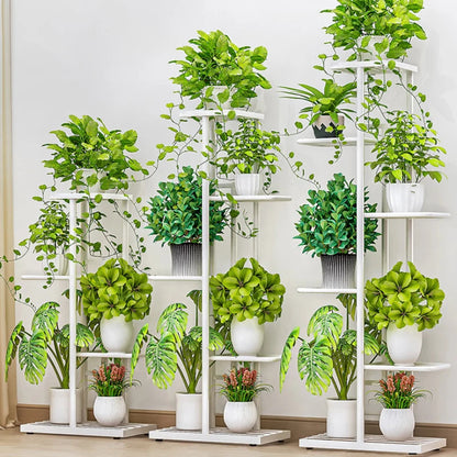 Elegant Multi-Tier Flower Stands for Indoor & Outdoor Plant Display AE