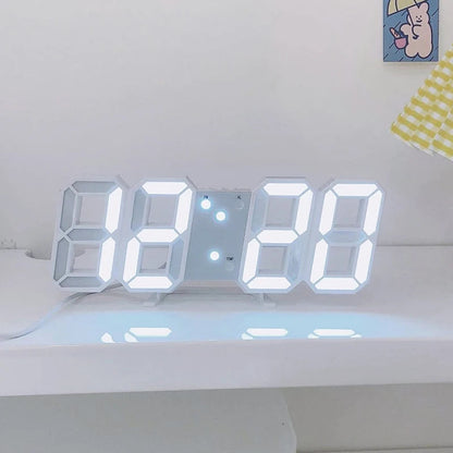 LumiFloat 3D LED Digital Clock | Silent Minimalist Smart Display - Wahtrends
