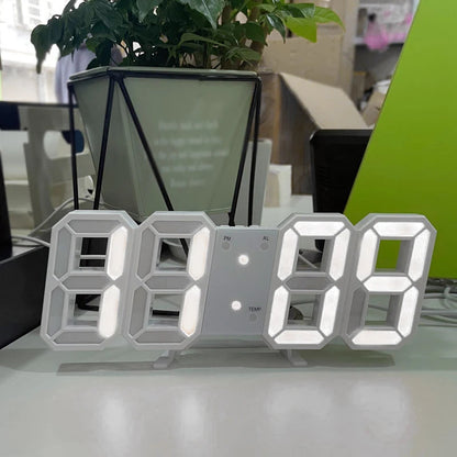 LumiFloat 3D LED Digital Clock | Silent Minimalist Smart Display - Wahtrends