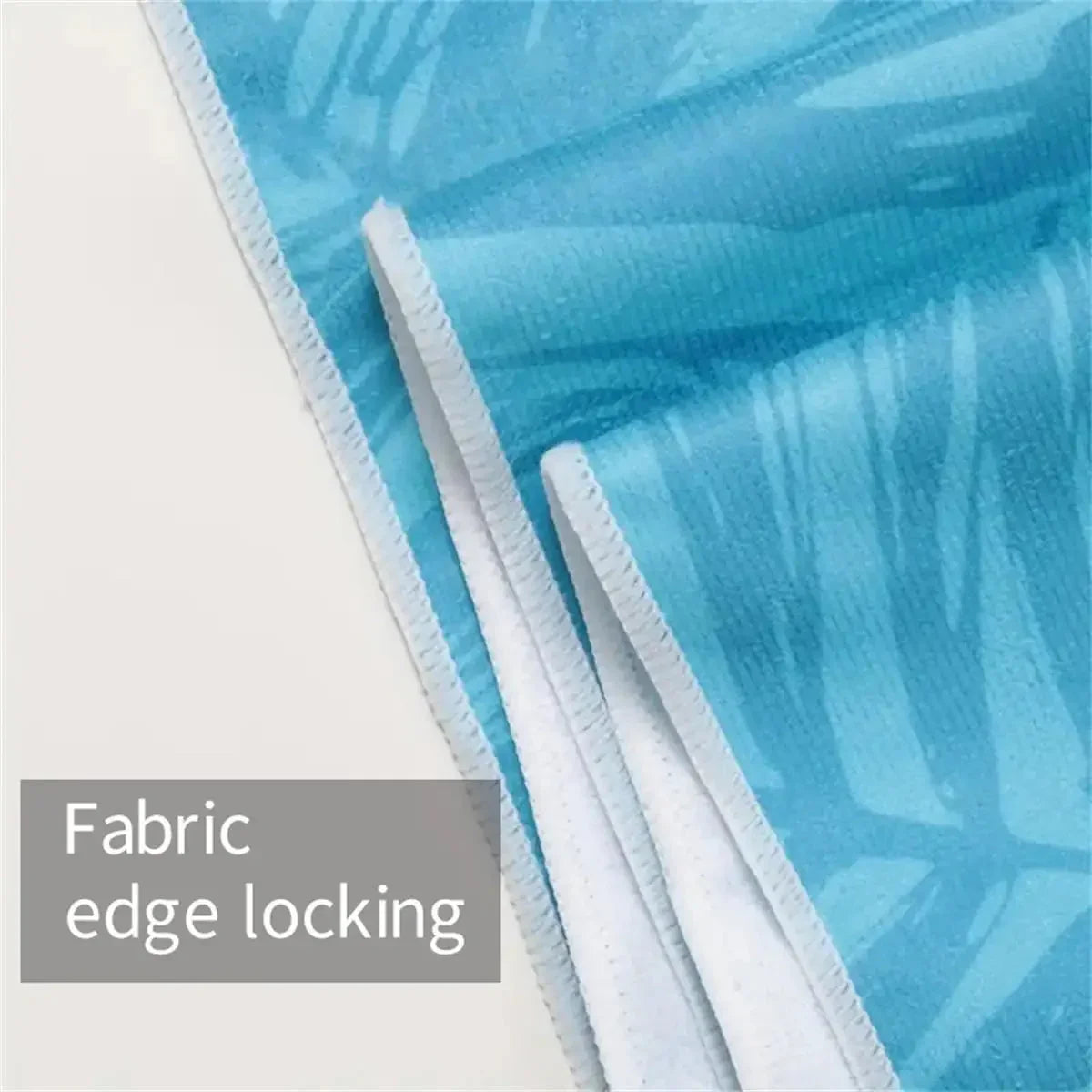 Quick-Dry Microfiber Beach Towel – Oversized 180×90cm Cabana Stripe Bath Sheet | Lightweight Sand-Free Travel Towel - Wahtrends