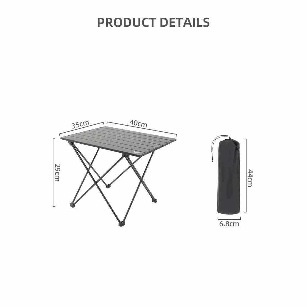 Ultra-Lightweight Portable Camping Folding Table | Aluminium BBQ Picnic Desk for Outdoor Adventures - Wahtrends