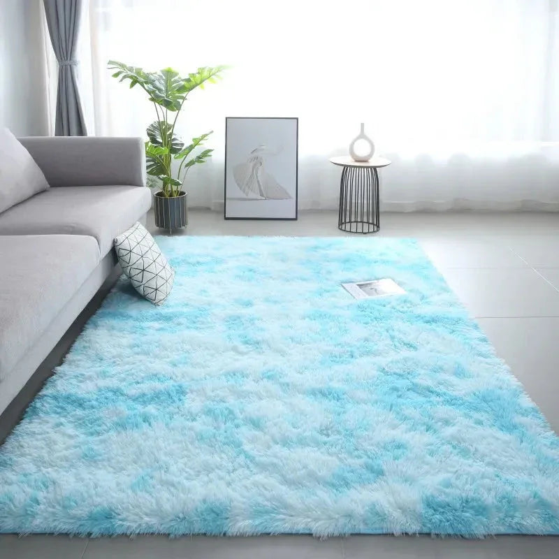 Ultra-Soft Tie-Dye Fluffy Carpet – Modern Home Decor for All Room - Wahtrends