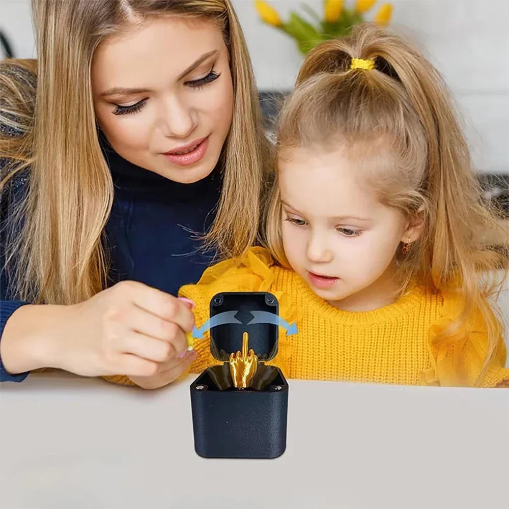 The Surprise "Middle Finger" prank Box Gift for friends & Secret Santa AE