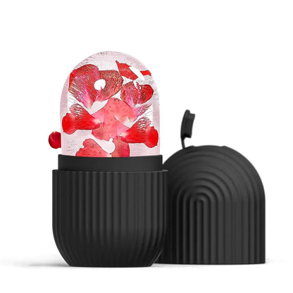 Silicone Face Ice Roller Capsule—Reusable Facial Ice Mold for De-Puffing, Cooling Massage & Skincare Glow - Wahtrends