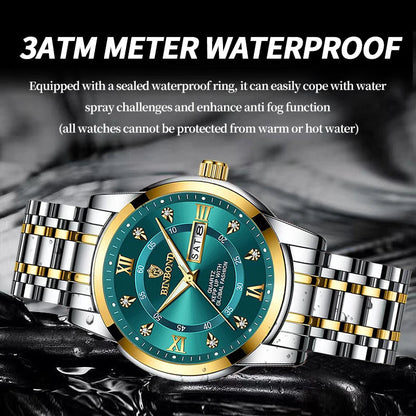 Brand Luxury Fashion Diver Watch Men 30ATM Waterproof Date Clock Sport Watches Mens Quartz Wristwatch Relogio Masculino AE