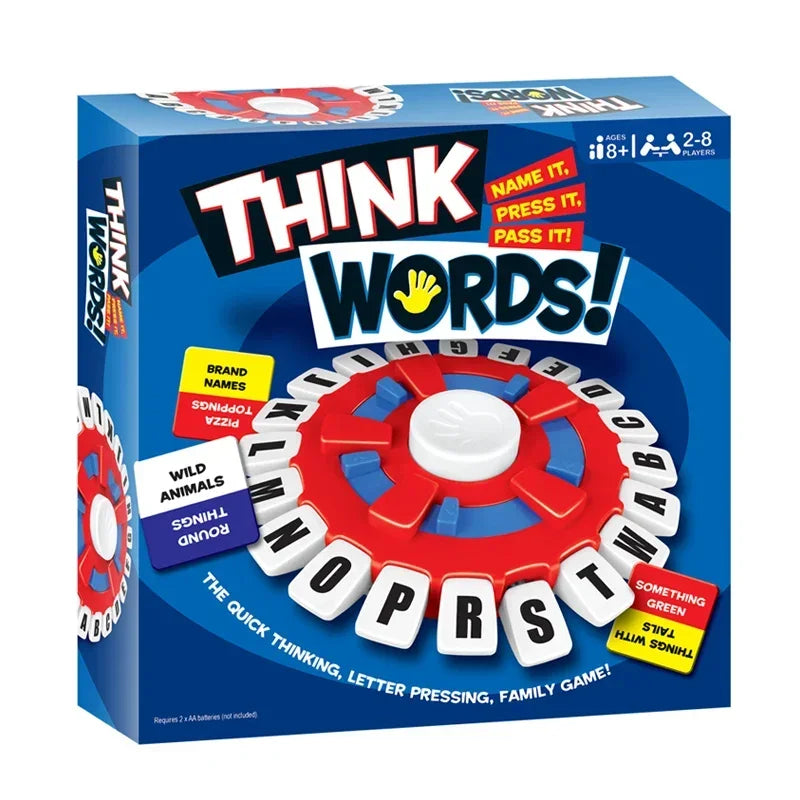 Think Word Duel—Bilingual Letter Pressing Puzzle & Fast-Paced Family Board Game AE