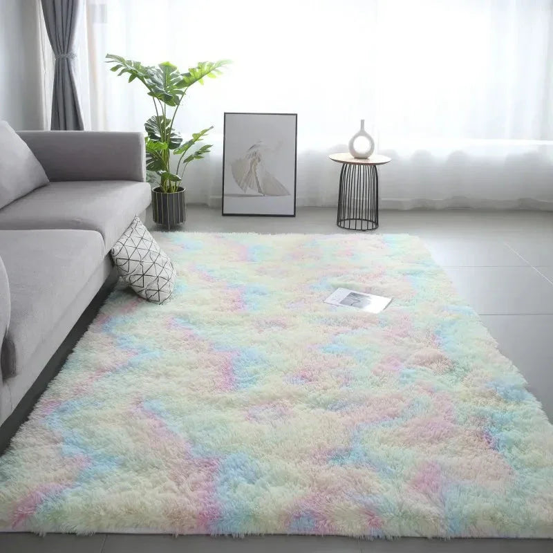 Ultra-Soft Tie-Dye Fluffy Carpet – Modern Home Decor for All Room - Wahtrends