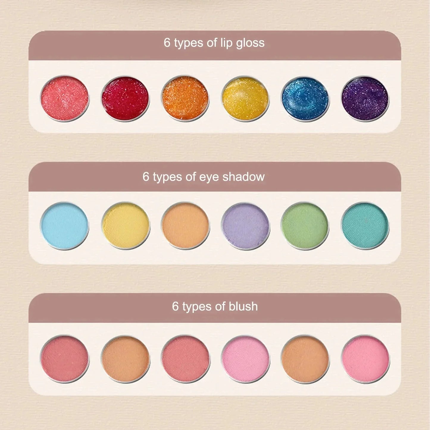 CHUYUN Washable Kids Makeup Kit – Non-Toxic Princess Play Set in Pink Suitcase - Wahtrends