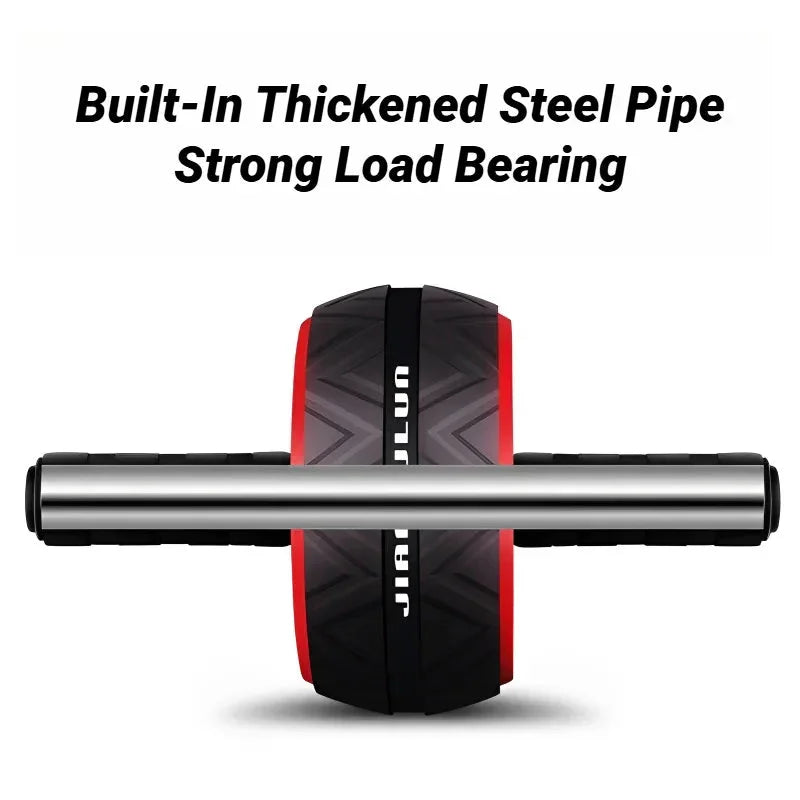 Upgraded Dual Ab Wheel Roller – Core Strength Trainer for Home Gym | Non-Slip Handles & Steel-Pipe Support - Wahtrends