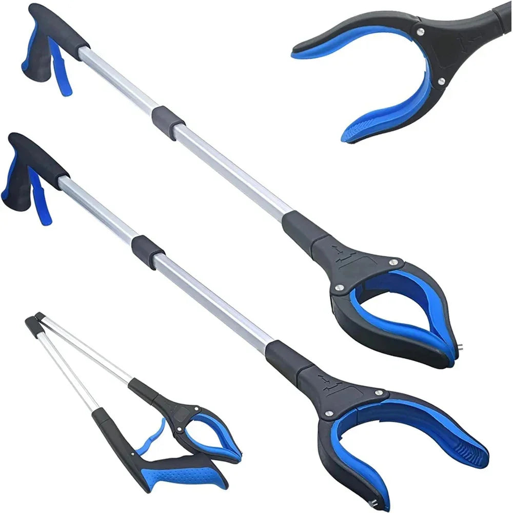Foldable Gripper Extender Hand Tools Litter Reachers Pickers Collapsible Garbage Reacher Grabber Pick Up Tools - Wahtrends