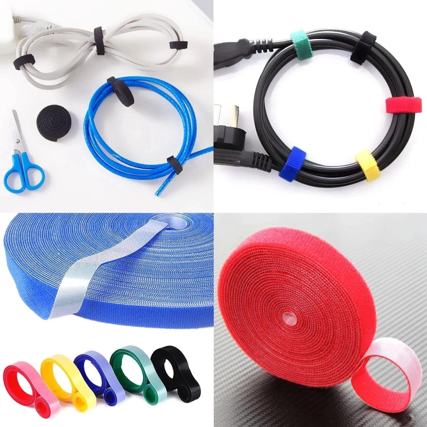 Premium Wire Harness Tape – Reusable Cable Management Tape for Tidy Spaces AE