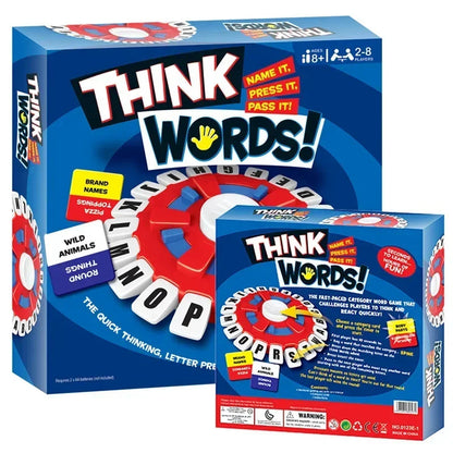 Think Word Duel—Bilingual Letter Pressing Puzzle & Fast-Paced Family Board Game AE