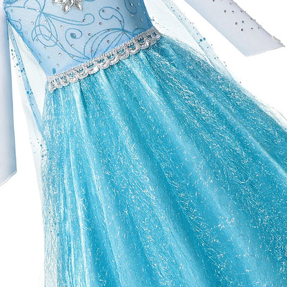 Best Frozen Elsa Anna Costume Girls Princess Dress—Party Outfit for Ages 2-10 with Sparkly Summer Design - Wahtrends