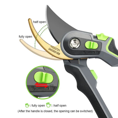 GOT-TOG Heavy Duty Anvil Pruning Shears | Professional Garden Secateurs for Fruit Trees, Shrubs & Dead Wood - Wahtrends