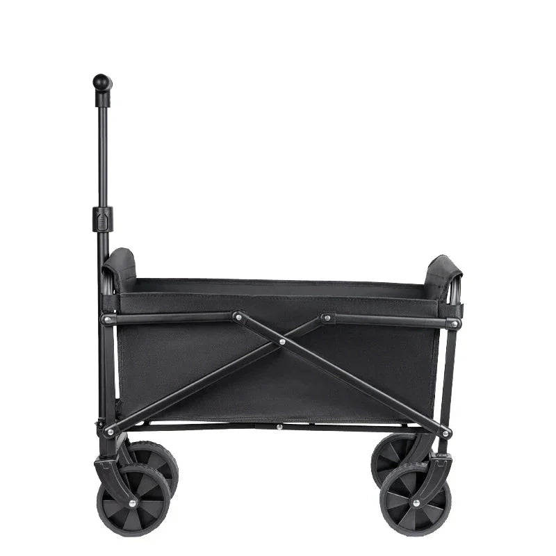 Heavy-Duty Foldable Camping Cart | Portable Picnic Utility Wagon with All-Terrain Wheels | Beach & Outdoor Trolley - Wahtrends