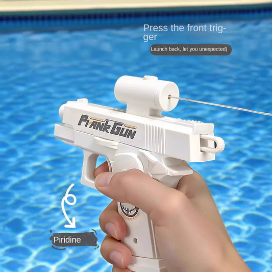 Prank Reverse Water Gun – Double-Sided Spray Toy for Summer Pool & Beach Fun AE