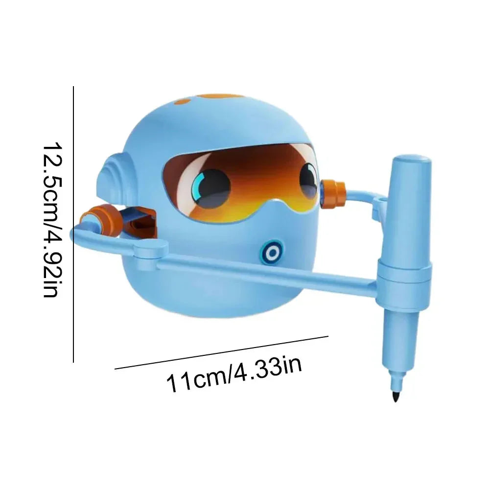 Interactive Educational Drawing Robot Preschool Learning Activities with 100 Cards Birthday Christmas Gifts for Boys Girls - Wahtrends