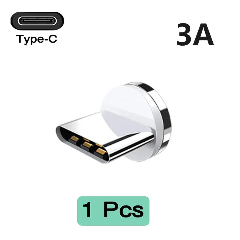 MVQF 3in1 540 Magnetic 6A Super Fast Charge 120W USB Cables Type-C To iOS Lighting Liquid Silicone Charger Data Cable For iPhone - Wahtrends