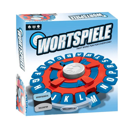 Best Basta Word Game—Quick-Thinking Letter-Pressing Board Game for Family Fun, German/Spanish Version, Kids, Adults, Party - Wahtrends