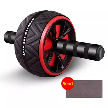 Upgraded Dual Ab Wheel Roller – Core Strength Trainer for Home Gym | Non-Slip Handles & Steel-Pipe Support - Wahtrends