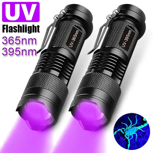 Professional Zoomable UV Flashlight – Pet Urine, Scorpion & Stain Detector Torch AE