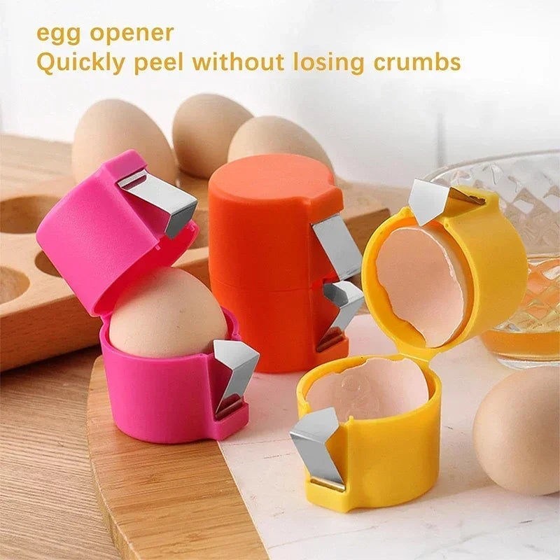 RapidCrush Egg Shell Opener – Mess-Free Handheld Egg Cracker & Separator Tool AE