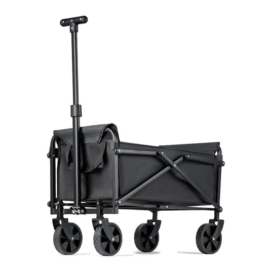 Heavy-Duty Foldable Camping Cart | Portable Picnic Utility Wagon with All-Terrain Wheels | Beach & Outdoor Trolley - Wahtrends